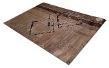 Jersey Area Rugs, Carpets For Livingroom, 7x10 Area Rugs ,3394 Brown