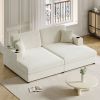 Oversized Loveseat Chaise Lounge Sofa