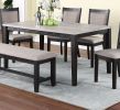 Contemporary 6 Piece Dining Set