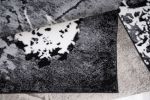 Jersey Area Rugs, Carpets For Livingroom, 7x10 Area Rugs ,2032 Black-Bone