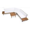 HILLCREST V Shaped 4-Piece Sofa Set