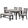 Contemporary 6 Piece Dining Set