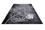 Jersey Area Rugs, Carpets For Livingroom, 7x10 Area Rugs ,2032 Black-Bone