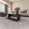 Black Coffee Table with Flip-Down Door