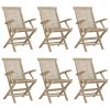 7 Piece Solid TeakWood  Patio Dining Set