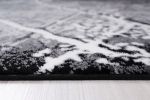 Jersey Area Rugs, Carpets For Livingroom, 7x10 Area Rugs ,2032 Black-Bone
