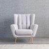 Gianna Mid-Century Modern Tufted French Boucle Armchair
