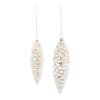 Pine Cone Ornament (Set of 12) 6.25"H, 7.25"H Glass