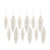 Pine Cone Ornament (Set of 12) 6.25"H, 7.25"H Glass