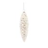 Pine Cone Ornament (Set of 12) 6.25"H, 7.25"H Glass