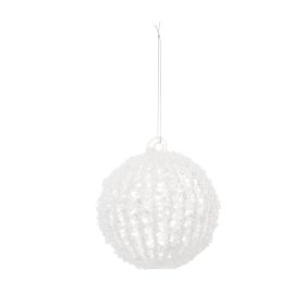 Ball Ornament (Set of 6) 4"D Glass (Option: GlassClear)