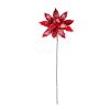 Poinsettia Stem (Set of 6) 30"H Velvet