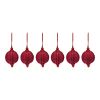 Onion Ornament (Set of 6) 3.25"D x 5.5"H Jute
