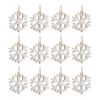 Snowflake Ornament (Set of 12) 4"H MDF