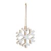Snowflake Ornament (Set of 12) 4"H MDF