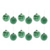 Ball Ornament (Set of 12) 4"D Glass