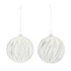 Ball Ornament (Set of 6) 4"D Glass