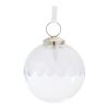 Ball Ornament (Set of 6) 3"D Glass