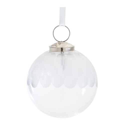 Ball Ornament (Set of 6) 3"D Glass