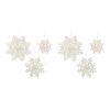 Snowflake Ornament (Set of 6) 7.75"H, 11.75"H, 15.75"H Paper