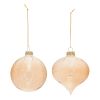 Ornament (Set of 12) 3"D Glass