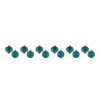 Ornament (Set of 12) 3"D Glass