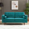 Casey Velvet Loveseat