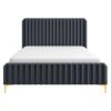 Bethany Velvet Upholstered Platform Bed