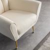 Gianna Mid-Century Modern Tufted French Boucle Armchair
