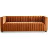 Dominic Channel Tufted Velvet Sofa