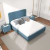 Bethany Velvet Upholstered Platform Bed