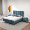 Bethany Velvet Upholstered Platform Bed