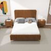 Bethany Velvet Upholstered Platform Bed