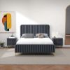 Bethany Velvet Upholstered Platform Bed