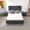 Bethany Velvet Upholstered Platform Bed