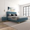 Bethany Velvet Upholstered Platform Bed