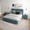 Bethany Velvet Upholstered Platform Bed