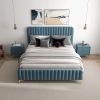 Bethany Velvet Upholstered Platform Bed