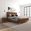 Bethany Velvet Upholstered Platform Bed