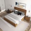 Bethany Velvet Upholstered Platform Bed