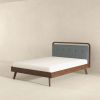 Clyda Mid Century Modern Modern Solid Wood Platform Bed