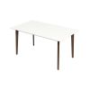Carlos Solid Wood White Top Dining Table